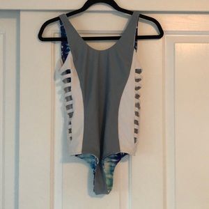 L*space one piece reversible swimsuit